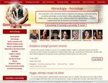 Tablet Screenshot of horoskopy-horoskop.cz